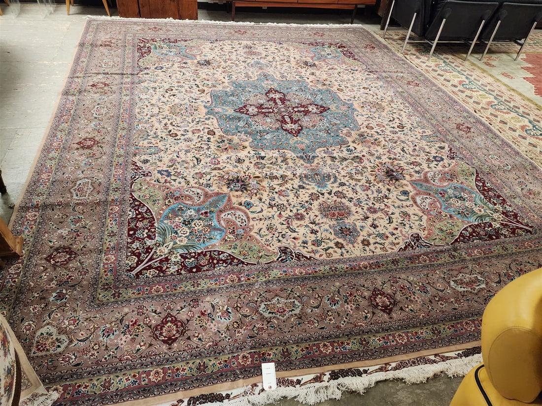 Super Fine Persian Tabriz 12' X 15'8" (1 of 5)
