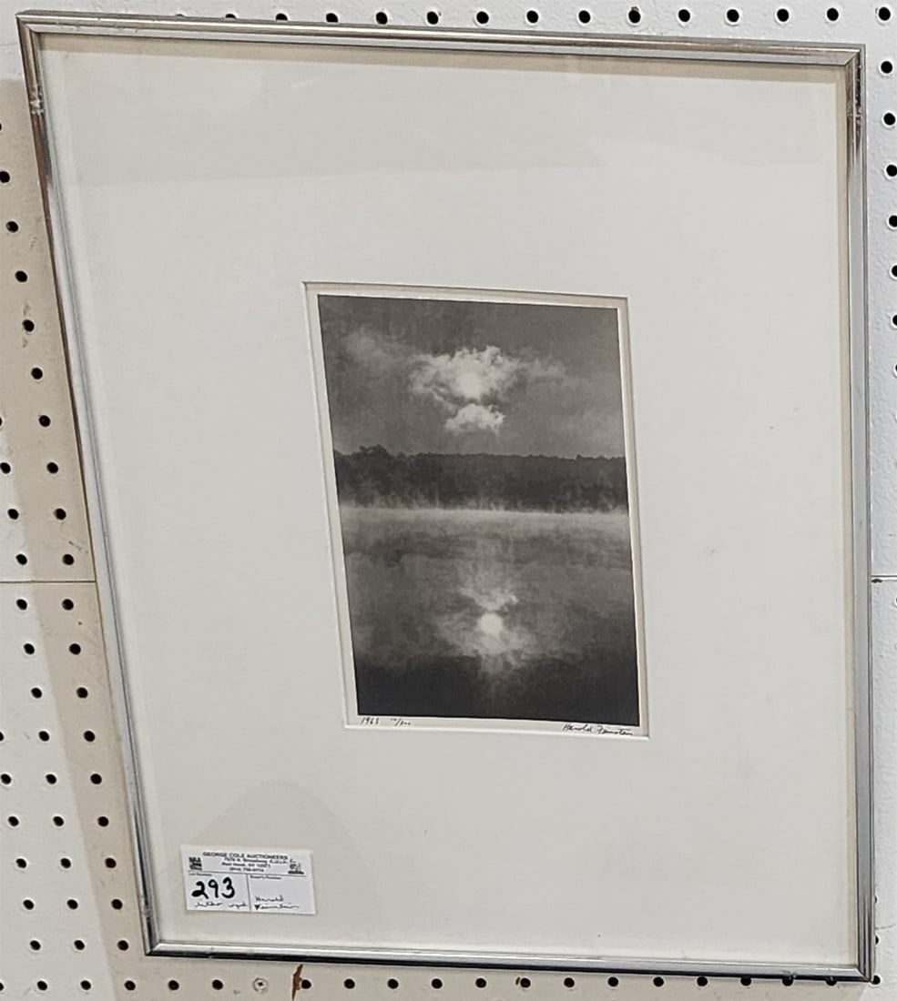 Framed Litho Sgnd Harold Feinstein 1963 10/200 9 1/2" X 6 1/2" W/ Frame 20" X 16": Framed Litho Sgnd Harold Feinstein 1963 10/200 9 1/2" X 6 1/2" W/ Frame 20" X 16"