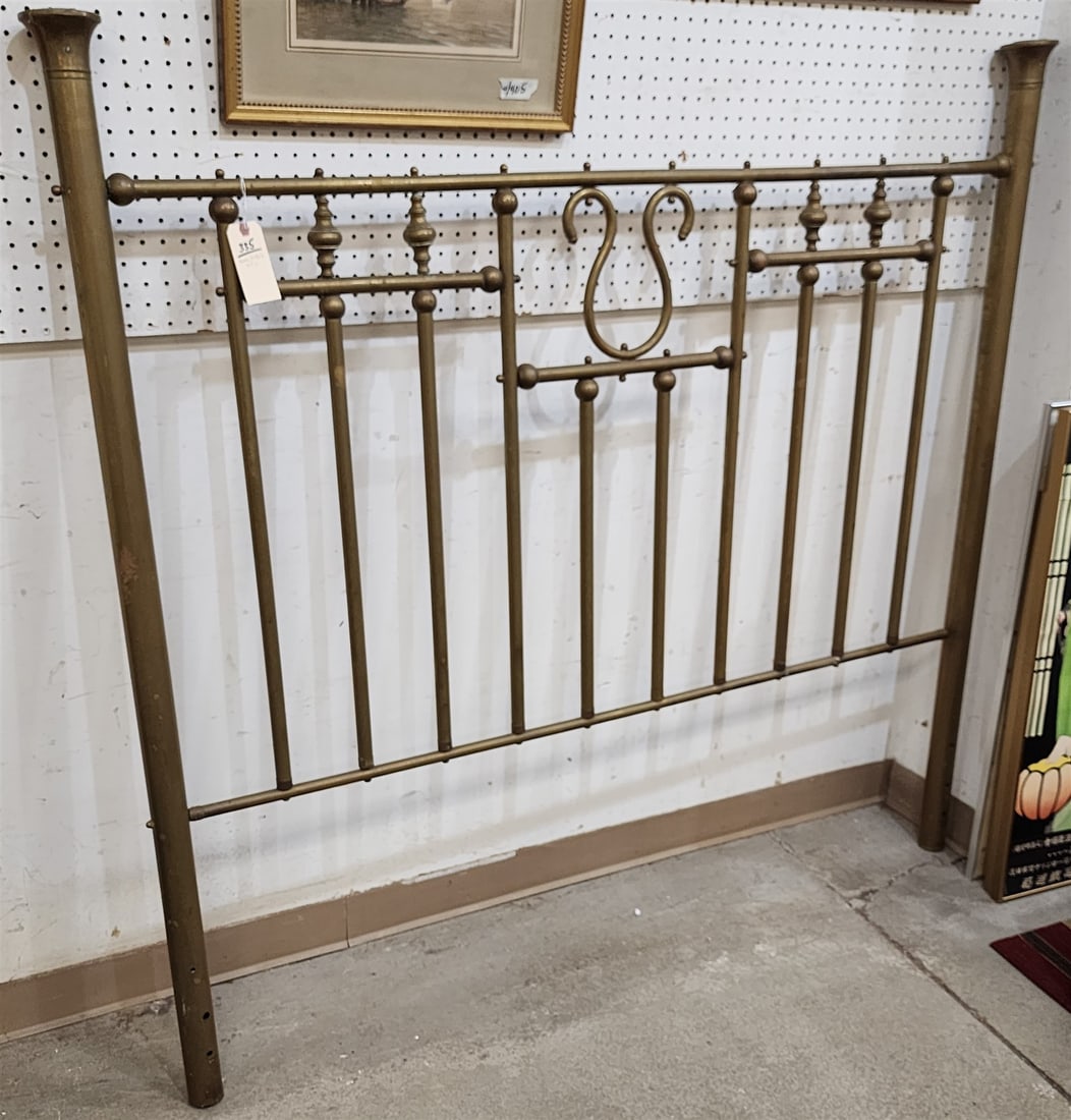 Brass Headboard 57 1/2"H X 5'W: Brass Headboard 57 1/2"H X 5'W