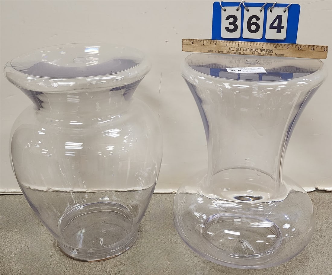 Lot 2 Lucite Stools 18 1/2"H X 12" Diam Kortell La Boheme By Phillipe Starck (1 of 2)