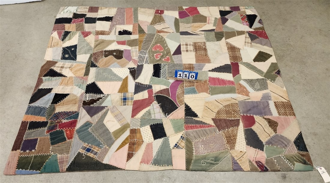 Crazy Quilt 5'7" X 6'6" (1 of 2)
