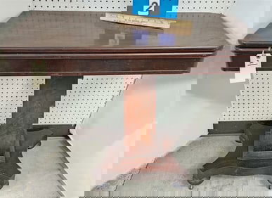 Empire Mahog Game Table 29 1/2"H X 34"W X 17"D