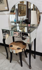 Mirrored Vanity 51"H X 26"W X 19"D