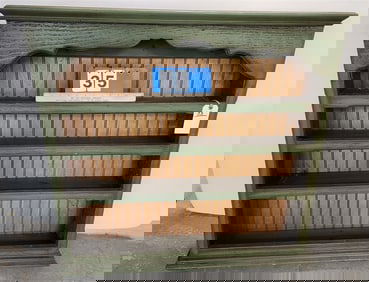 Ptd 4 Tier Wall Shelf 35"H X 37"W X 6"D