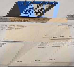 Bx 8 US Proof Sets 3- 1964, 5-1965