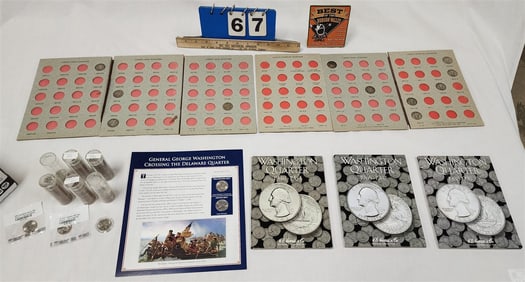 BxUS Quarters 178 Pc Washington, Liberty Head + 5 Standing Liberty