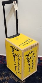 Andy Warhol Interview Magazine Earring case W/ 10 Yrs Of Interview Magazine $7/2000 19"H X 10"W X