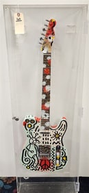 Paul Kostabi White Zombie Guitar 2022 In Case