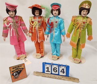 The Beatles Dolls Sgt Peppers Lonely Hearts Club Band By Star Shine Inc 1987 137/10000