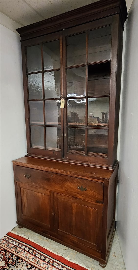 19th C Mahog Secretary Desk (1 of 5)