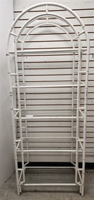 Metal Faux Bamboo 5 Shelf Etagere 6'6"H X 30"W X 13"D