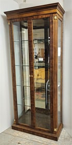 Walnut Display Cabinet 7'H X 3'W X 15"D