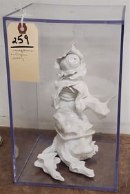Sculpture By Eugene Stetz 9 1/2" In Plexiglass Case