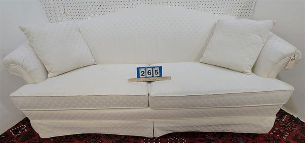 Bassett Uphols Sofa 32"H X 6'W X 21"D