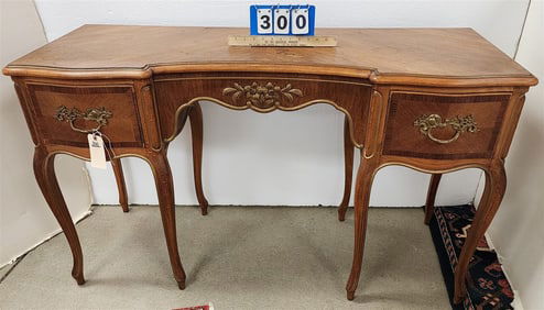 walnut vanity 30.5"h x51"w x19"