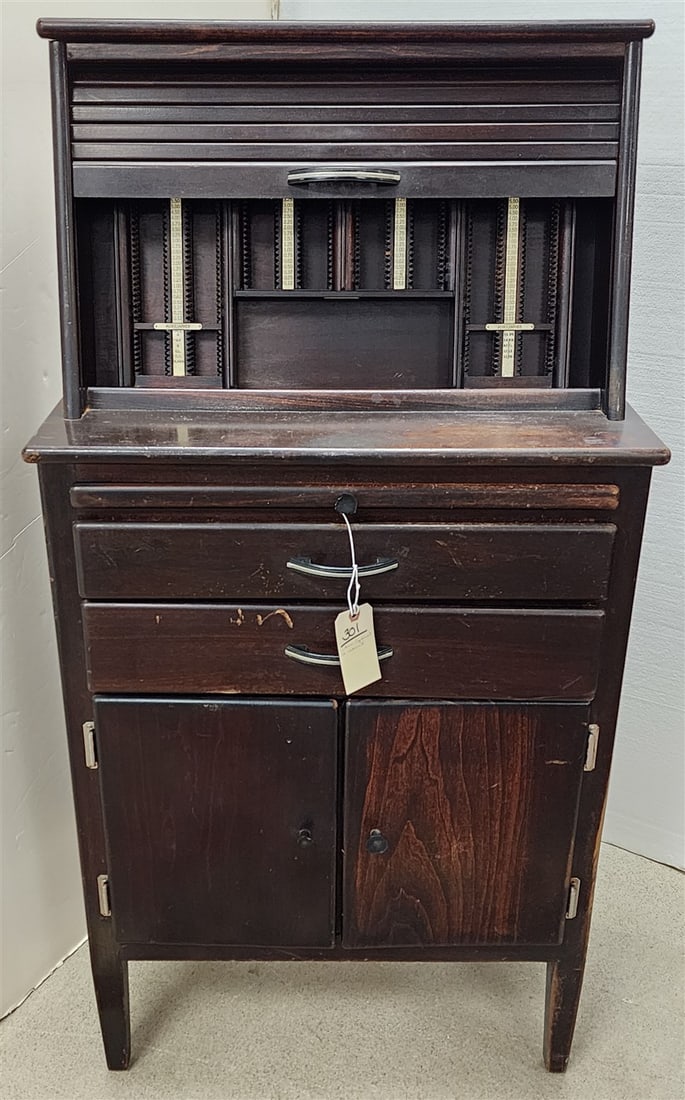 Amer Optical Co Cabinet 51 1/2"H X 26"W X 13 1/2"D: Amer Optical Co Cabinet 51 1/2"H X 26"W X 13 1/2"D