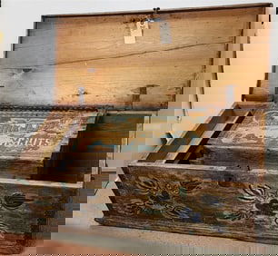 Prim Ptd Blanket Bx 15 1/2"H X 38"W X 17"D + Poughkeepsie Cracker Bx