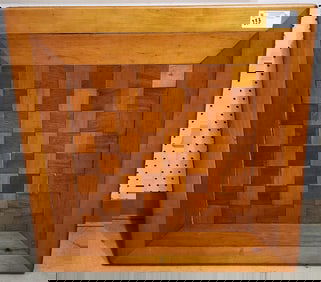 Inlaid Top Folding Game Table