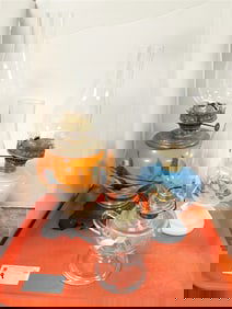 Tray 3 Vict Oil Lamps