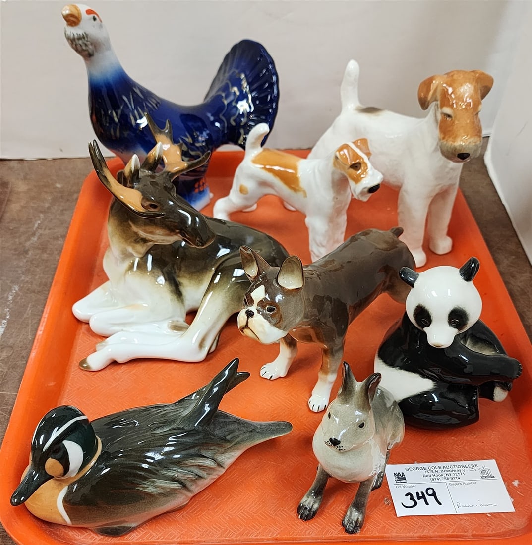 Tray Russian Animal Figurines (1 of 11)