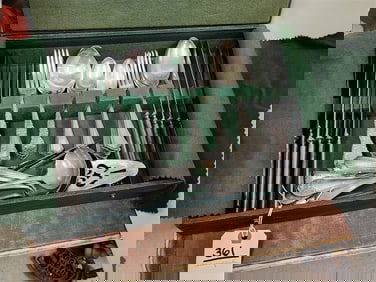 Bx'd 2 Sets Silverplate Flatware