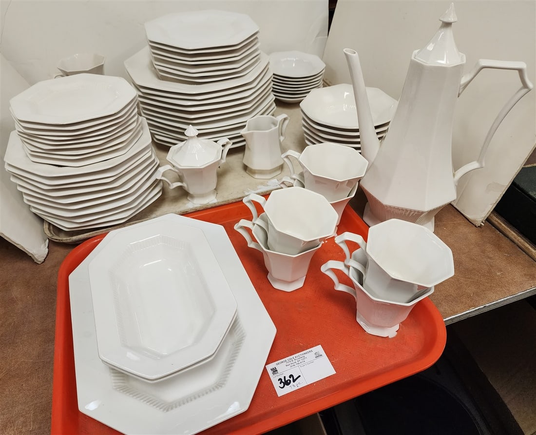 Tray 73 Pc Castleton China "Independece Ironstone Dinner Service"" (1 of 6)