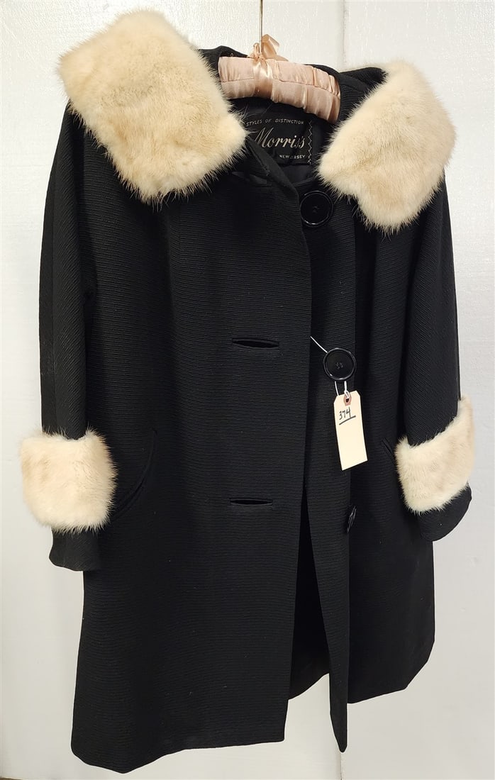 Vintage Ermine Trim Jacket Designed By Wm Devitz NY (1 of 4)