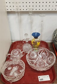 Tray Cut Glass + Crystal