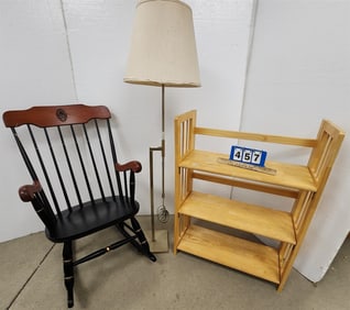 Folding Bookcase 38"H X 27 1/2"W X 20 1/2"D