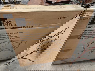 New Bxd Living Accents 35" Ember Round Fire Pit