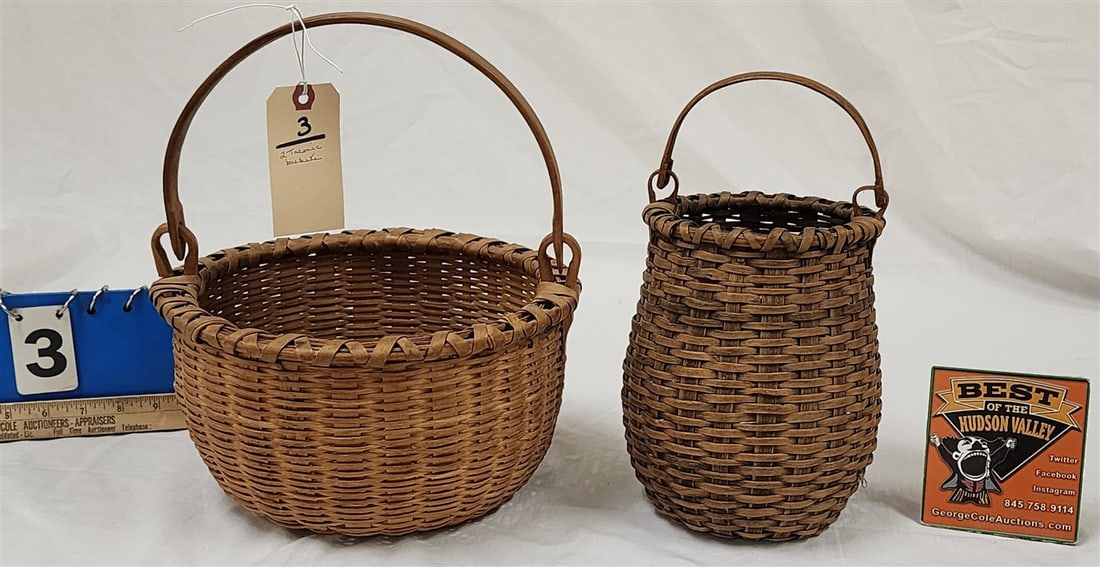 Lot 2 Taconic Swing Handle Baskets (1 of 6)