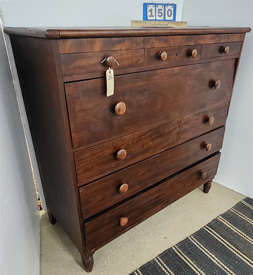 Empire Mahog. 7 Drawer Chest 47 1/2" H X 46 1/2" W X 21 1/2" D (1 of 3)