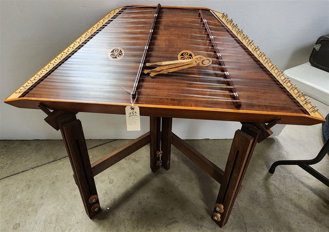Hammered Dulcimer - Made Near Ostrander Ohio, Made By Michael C. Allen #872 Cloud Nine 3 1/4" H X 45 (1 of 7)
