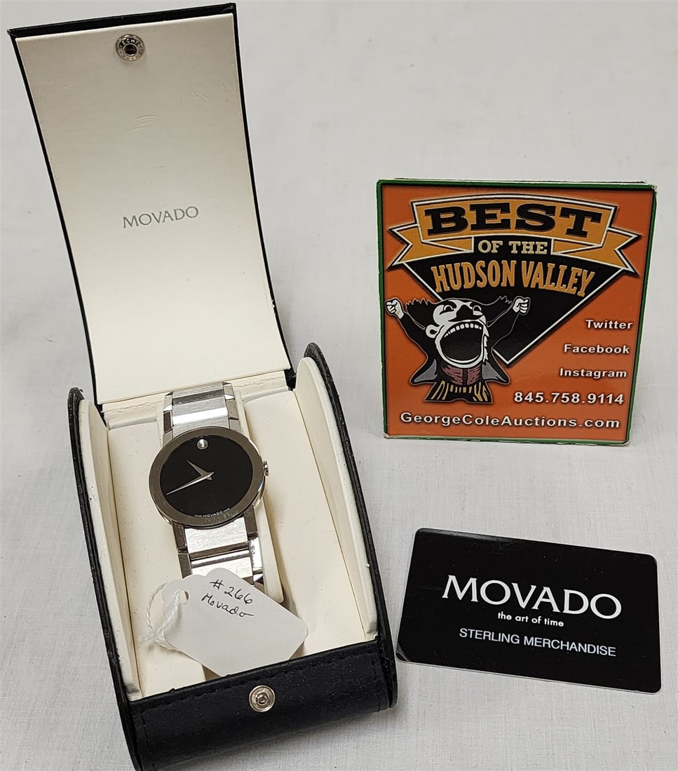 Movado Stainless Wrist Watch: Movado Stainless Wrist Watch