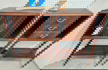 Pr. Rosewood End Stands - 1 Drawer w/Inlay 32 1/2" H X 21" W X 11 1/2" D