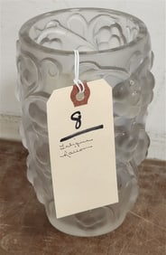 Lalique Vase Raison 6 1/4"
