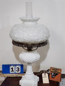 Milk Glass Lamp