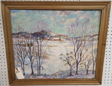 Framed O/C Landscape Sgnd A. Skoggard 20" X 24" w/Frame 23 1/2" X 27 1/2"