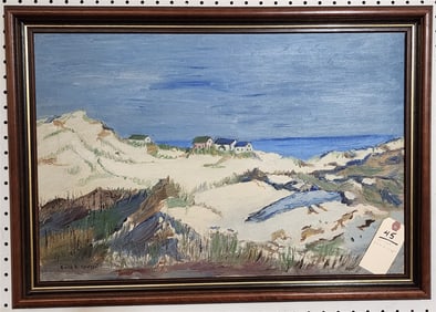 Framed Dunes Sgnd Emile A. Gruppe 16" X 24" w/Frame 19" X 27"