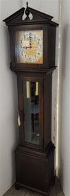 20's Mahog. Grandfather Clock 6'7" H X 16 1/2" W X 11" D