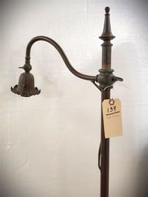 Vintage Sgnd Handel - Bronze Adjustable floor lamp base