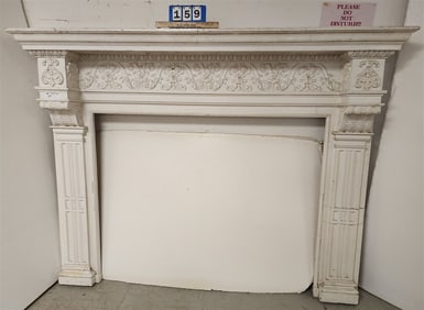 C 1910 Mantel 60 1/2" H X 6'6" H X 11 1/2" D