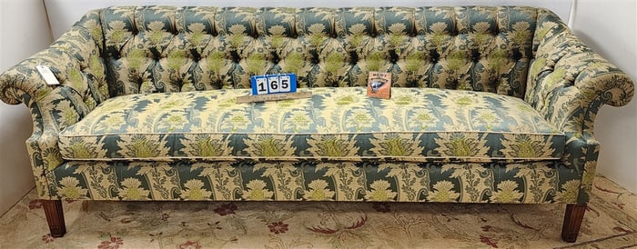 Uphols. Sofa 31" H X 7'6" W X 21" D