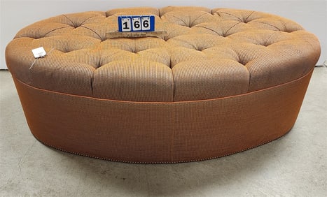 Uphols. Ottoman 19" H X 5' W X 35" D