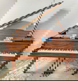 Mehlin Grand Piano # 43764 - Mahog 5'