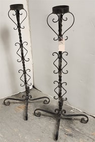 Pr. Wrought Torcheres