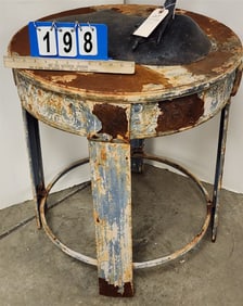 Metal Stand 26" H C 24" Diam.