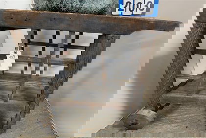 Wooden Patio Cart 29" H X 32" W X 16 1/2" D