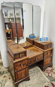 Deco Walnut Vanity 5' H X 41" W X 21" D
