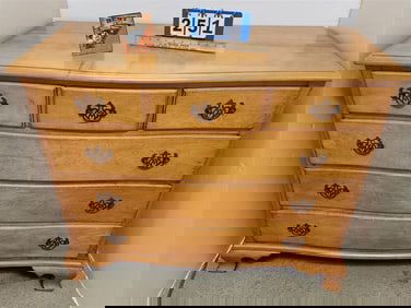 Maple Kling Mfg Co. 6 Drawer Chest 35" H X 42" W X 20" D